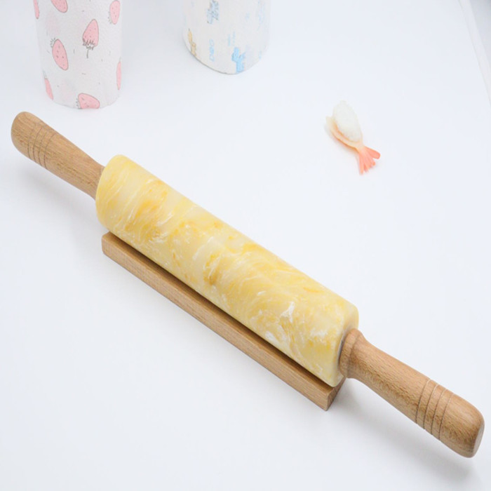 Haosheng mármol Rolling pin tamaño hogar comercial crujiente caminar martillo pastel hornear herramienta traje nuevo recomendar