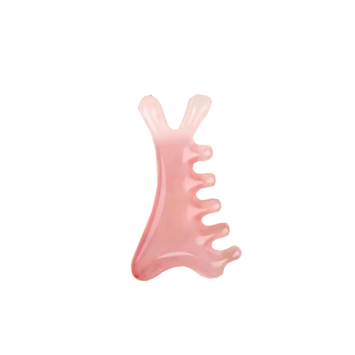 Peine de masaje Peine de meridianos de cabeza Masaje de terapia para hombres y mujeres Raspe el cuero cabelludo para dragar peine de dientes anchos Peine de meridianos portátil