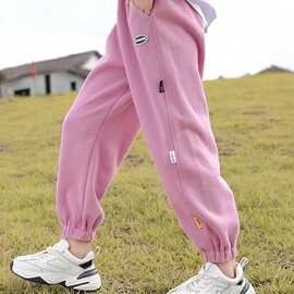 童装女童裤子春秋款2024新款秋装大童儿童长裤秋季女孩运动休闲裤
