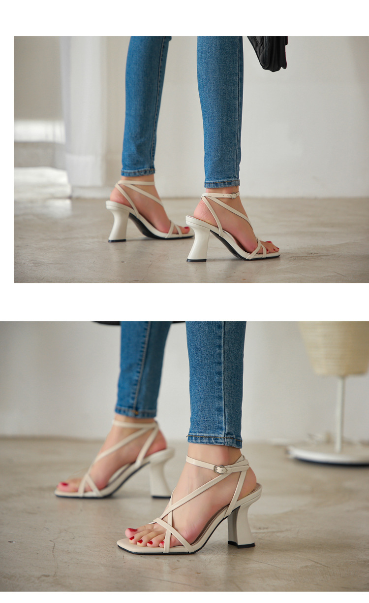 fashion high thick-heeled shoes NSCA38285