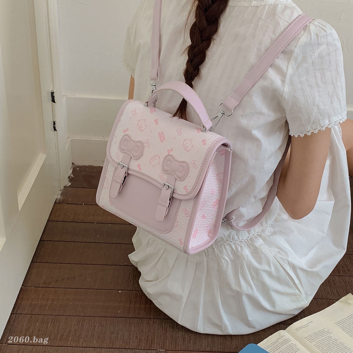 Universal mini nicho coreano mochila femenina simple 2026 nueva mochila escolar de moda portátil estudiantes de clase