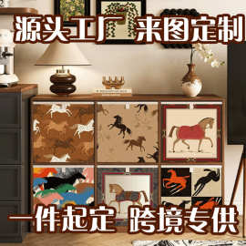 收纳箱多功能整理格子柜收纳盒家用分层大容量抽屉式收纳盒批发
