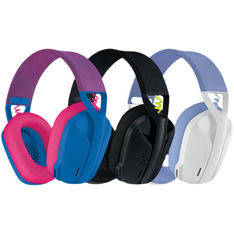 Logitech罗技G435无线蓝牙游戏耳麦 双模头戴电竞耳机麦克风现货|undefined