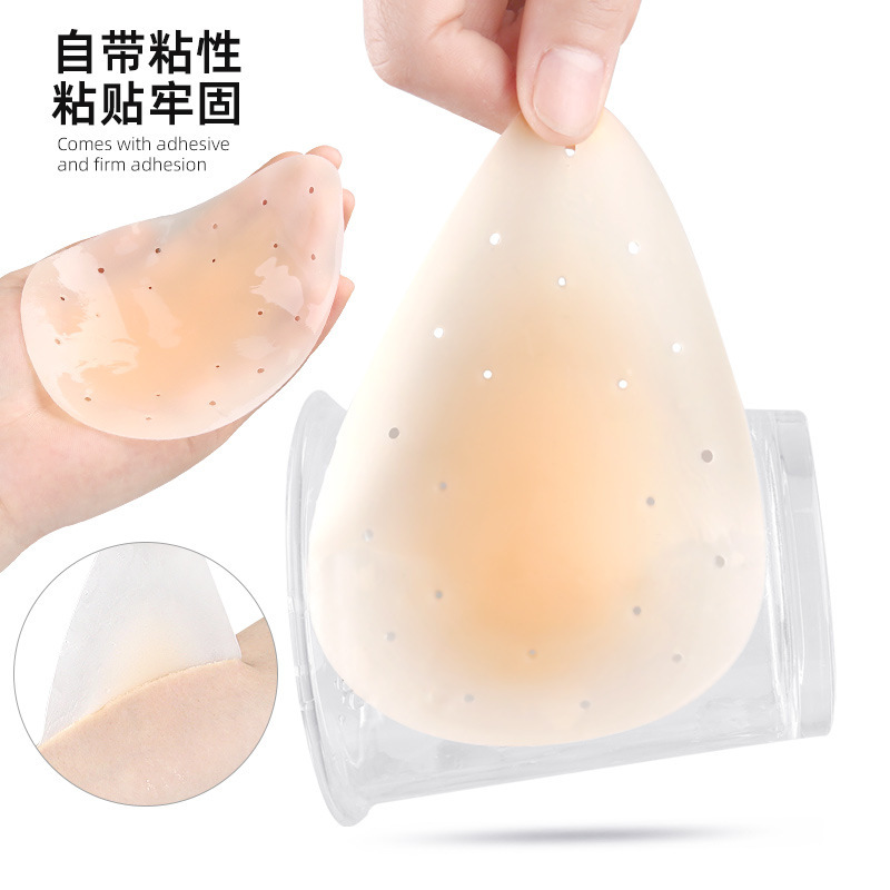 Silicone glue drop-shaped, pulls up nipple stickers, invisible thin protective underware, open shoulders, no trace