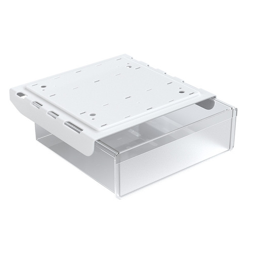 Office desktop storage rack storage rack under the desk drawer plastic transparent small sundry bookshelf finishing storage box