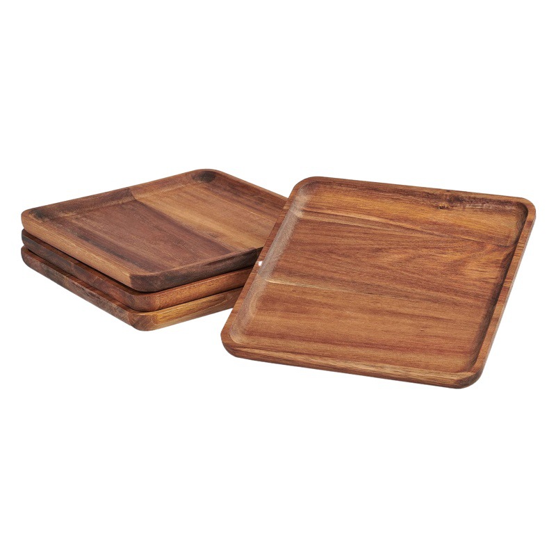 Estilo japonés xiangs bandeja de madera maciza rectangular hogar vajilla taza de té plato ovalado plato de comida occidental plato redondo