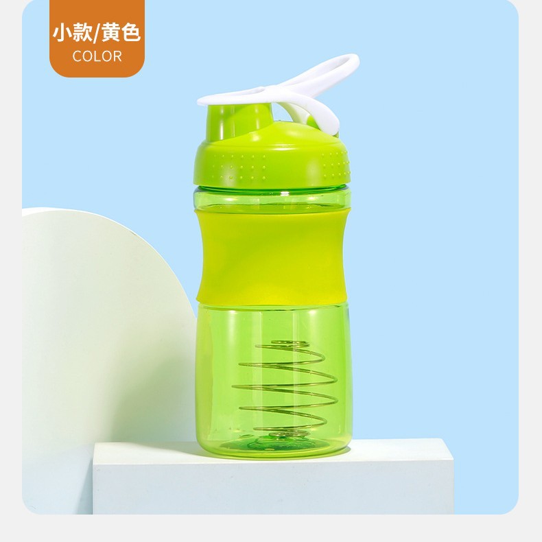 Taza de mano especial transfronteriza para mujeres taza de batido de leche de reemplazo de comida portátil agitación proteína fitness deportes plástico sacudiendo taza de agua