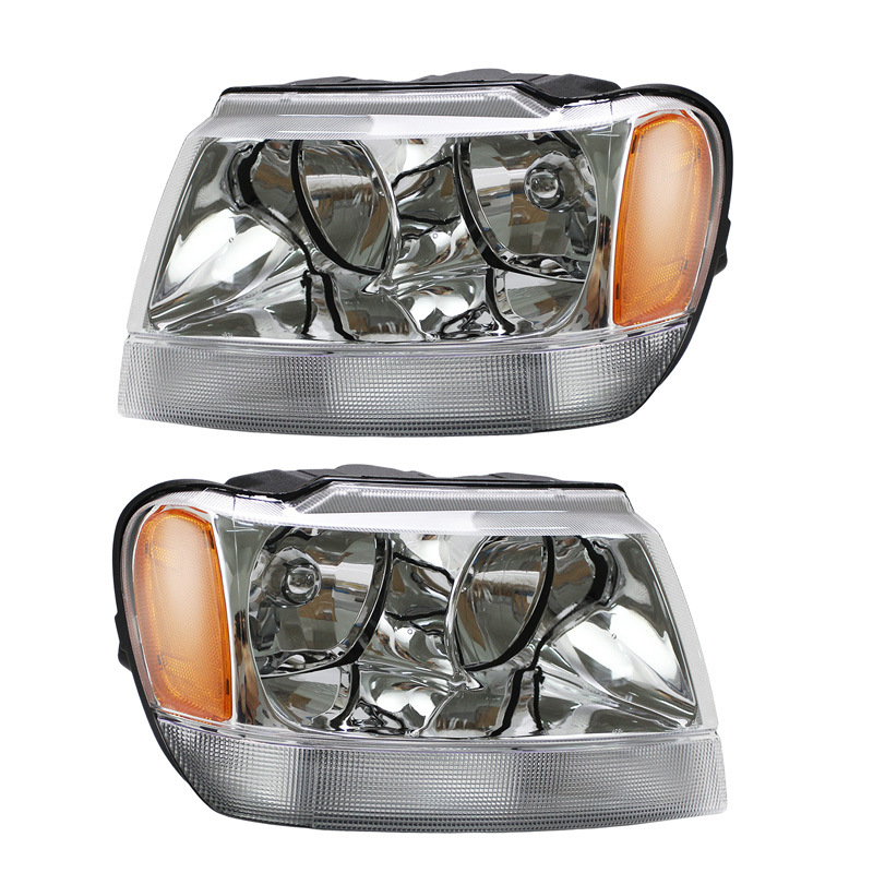 Aplicable a Jeep Grand Cherokee original modelo de coche estándar americano faro 99-04 Grand chenoji modelo de galvanoplastia