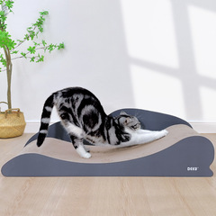 Type sofa bed cat scratching board extra large claw grinder wear-resistant and non-shedding cat nest scratch-resistant cat sofa cat toy living room