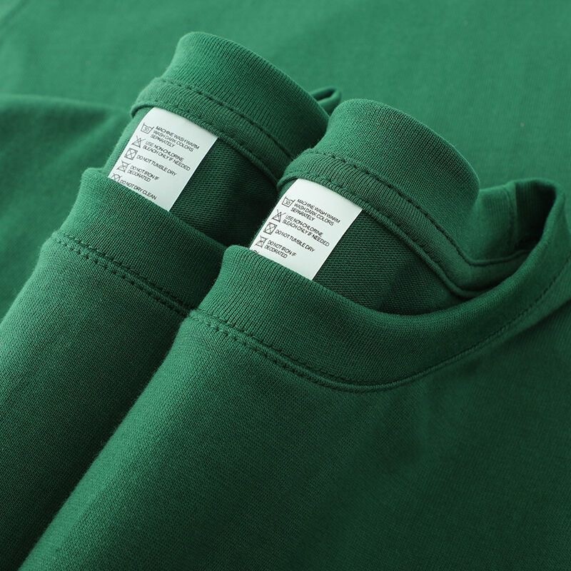 300 グラムヘビーウェイトアメリカンコットン半袖 Tシャツカップル無地トップカジュアル大きいサイズボトリングシャツ純白 T 男女兼用|undefined