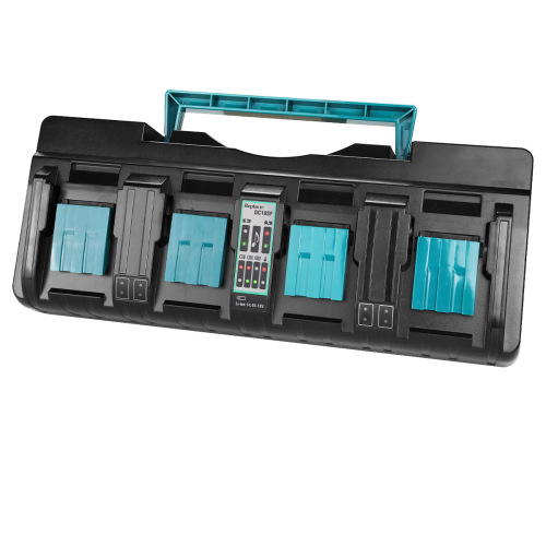 Suitable for Makita 14.4V-18V Lithium Battery BL1850B Four-Slot Fast Charger DC18RD Four Chargers