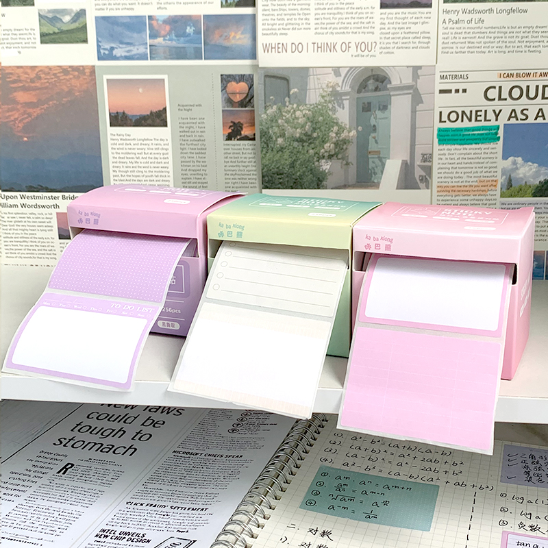 Detachable high quality note, sticker for students, gradient -> Отсоединяемая высококачественная записка, наклейка для учащихся, градиент