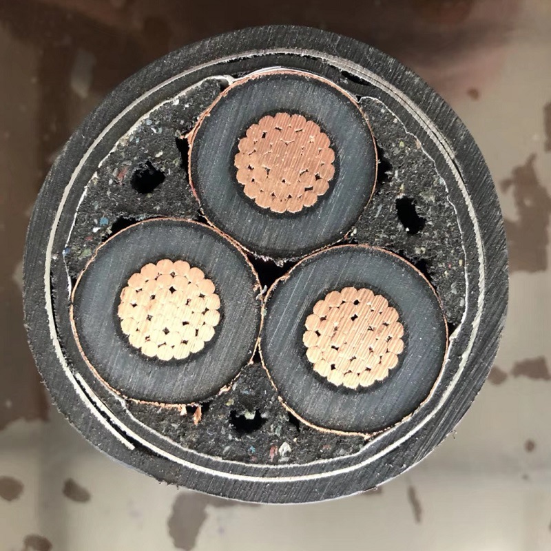 YJV22铠装8.7-15KV铜芯高压电缆 3芯*150 185平方10KV高压电缆线