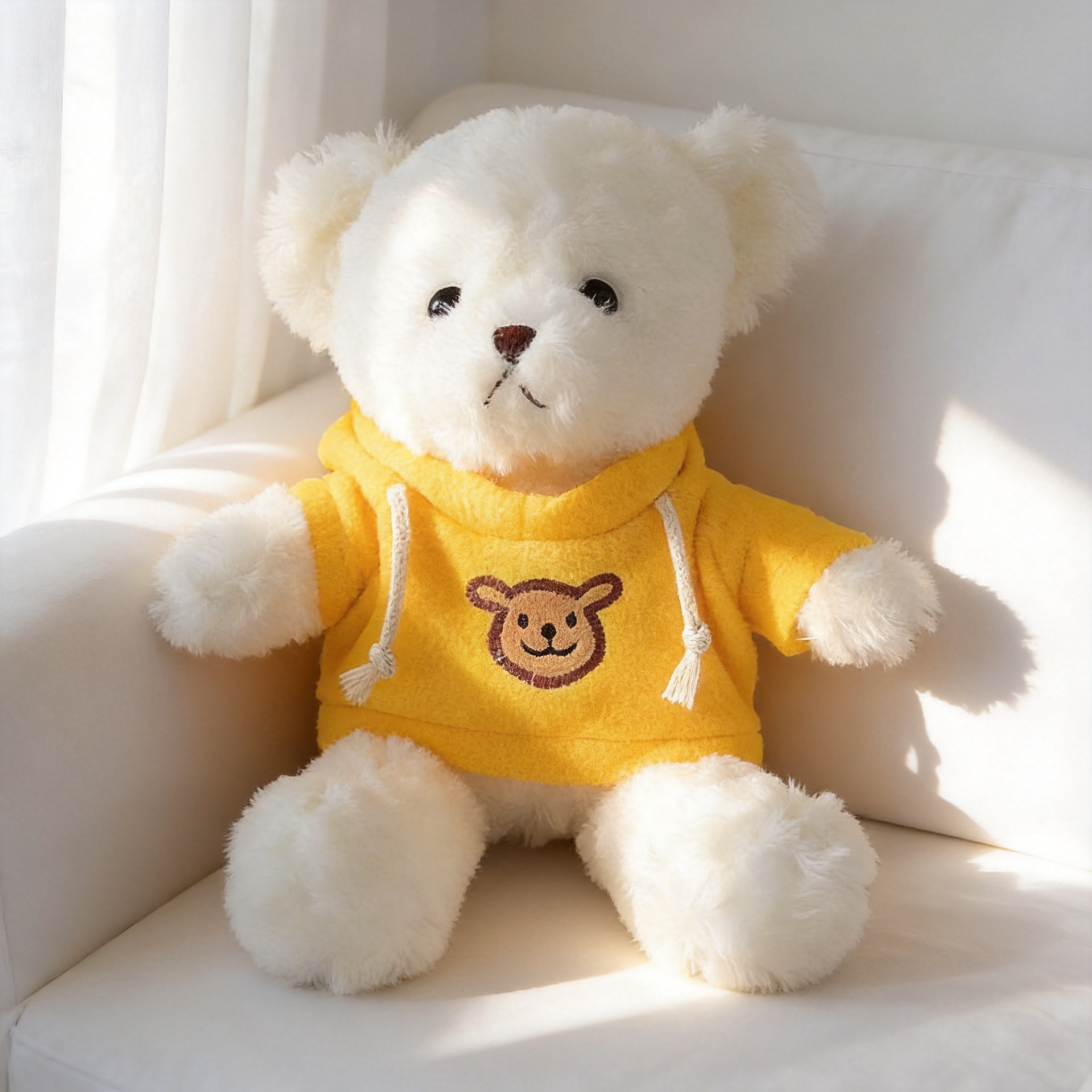 Muñecas de peluche al por mayor emoción acompañante vestido juguetes de peluche regalo de cumpleaños abrazar osos muñecas