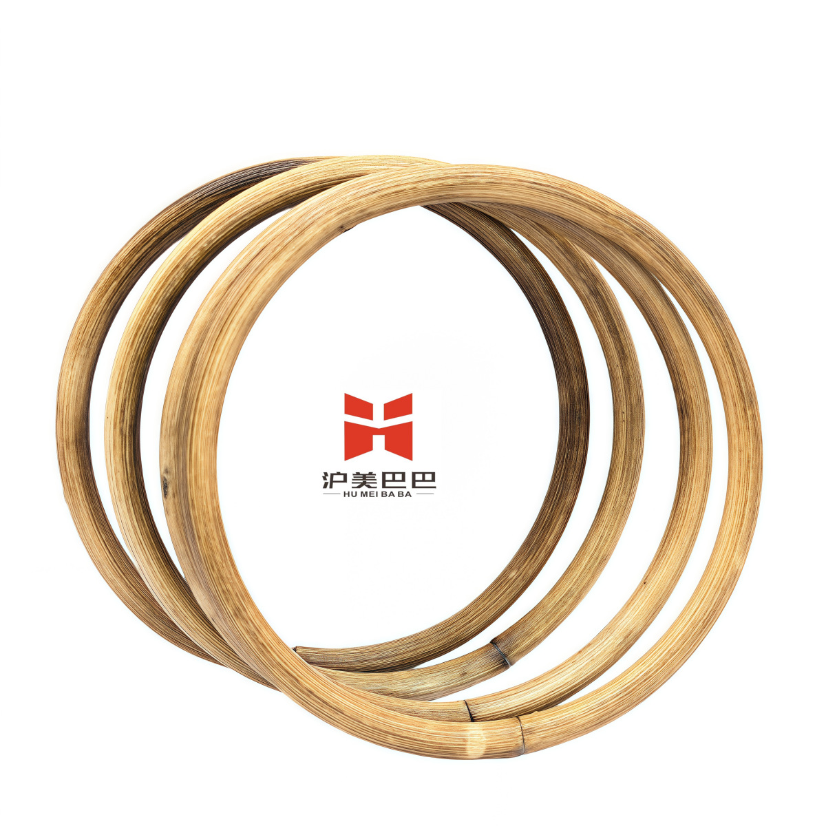 天然藤圆圈深色1