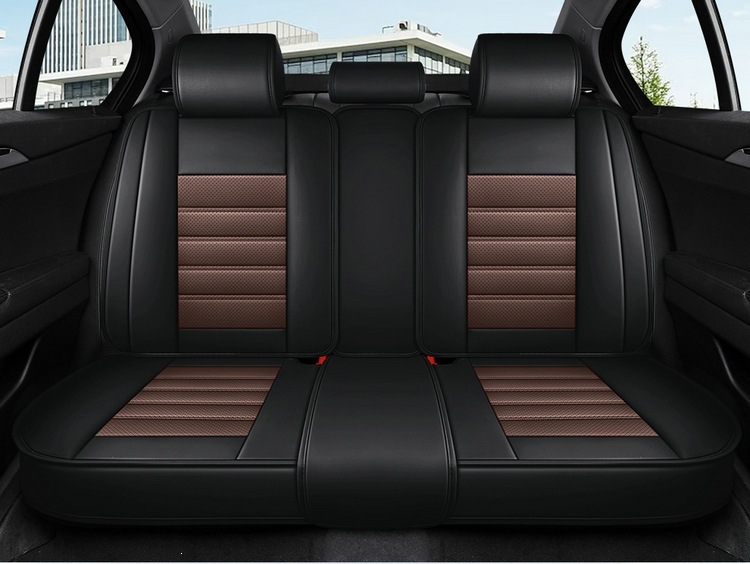 New Foreign Trade Full Leather Car Seat Cushion, Car Seat Cover, Four-Season Full Surround Car Seat Cushion, Temu Amazon Factory