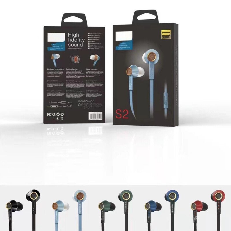 Suitable for Philips/Philips S2 headset in-ear 3.5mm pin call with wire-controlled mobile phone headset