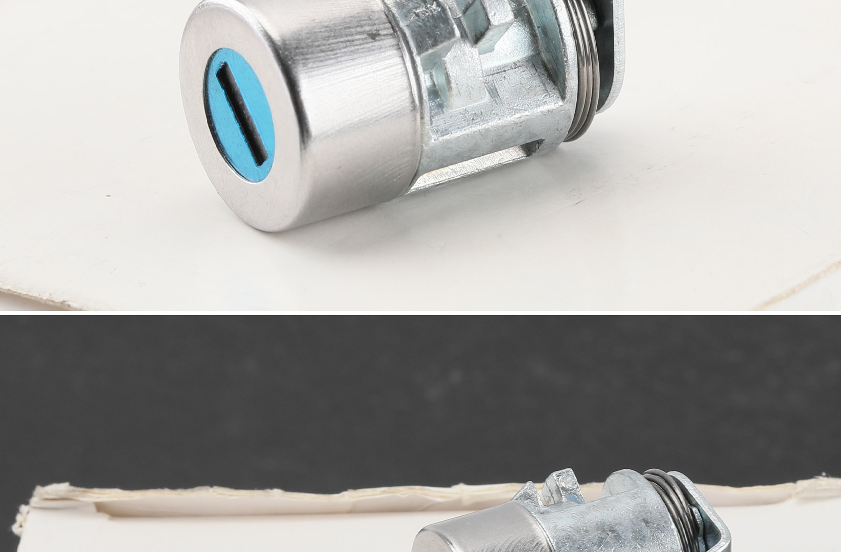 Electric Vehicle Door Lock Cylinder Suitable for Longqi Four-Wheel Vehicle Door Handle Lock Cylinder, Enclosed Vehicle Metal Key Lock Cylinder, Universal