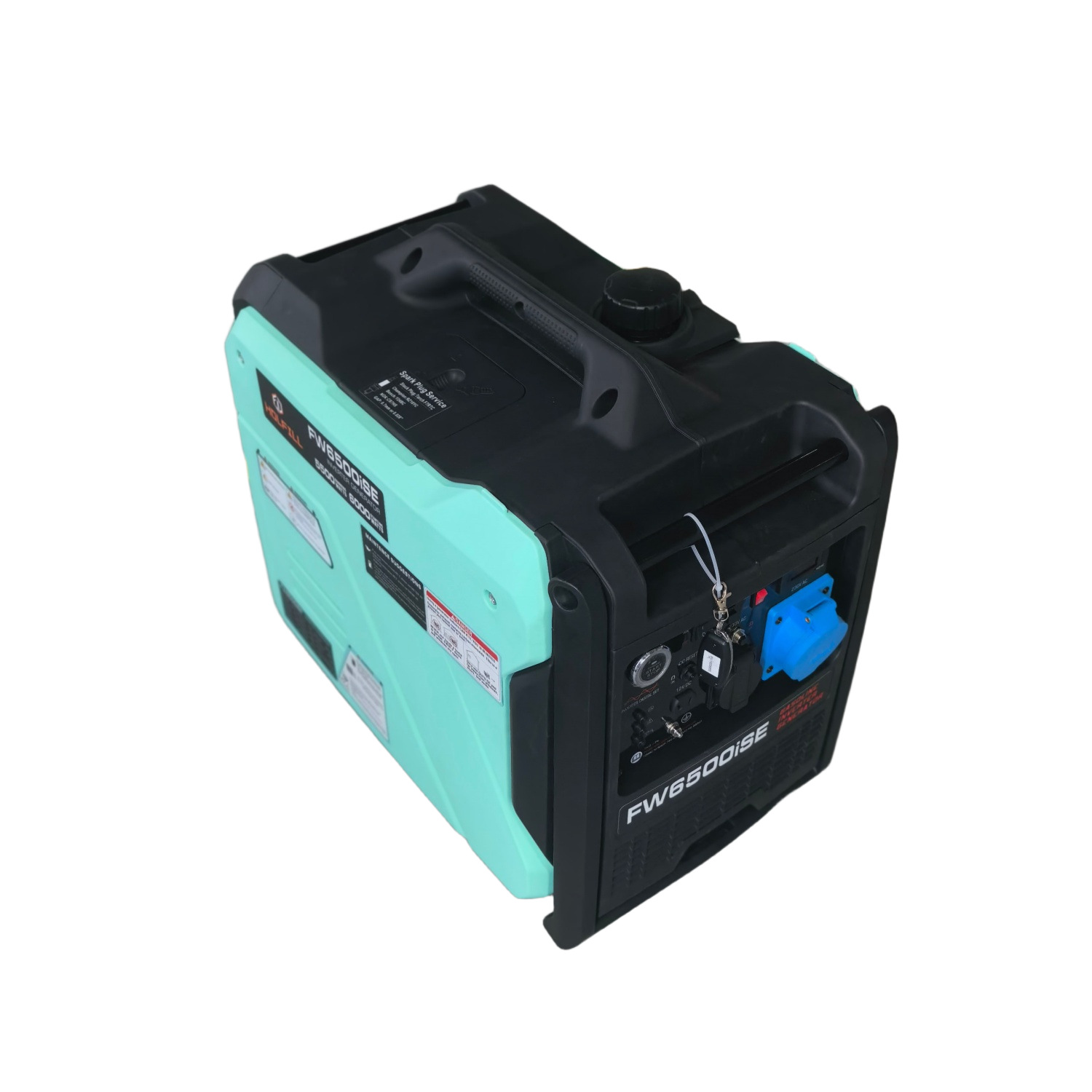 6kW 230V gasoline LPG dual-fuel silent inverter generator outdoor portable permanent magnet 50HZ