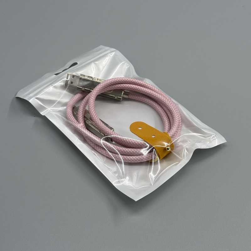 锌合金四合一编织充电线Type-C/lightning二合一数据线加粗pd65W|undefined