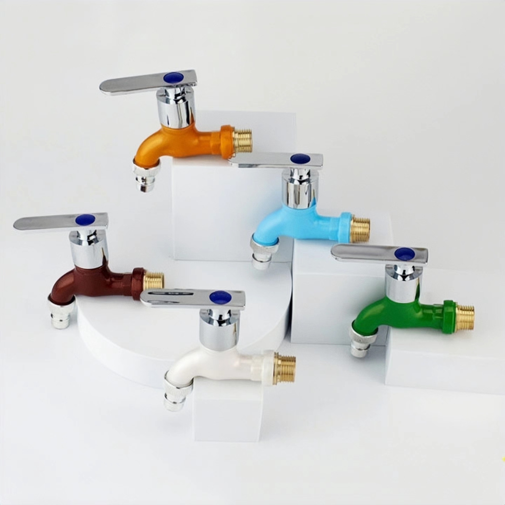 Plastic faucet, pvc faucet, 4-inch faucet, plastic faucet, PP washing machine faucet Item Picture