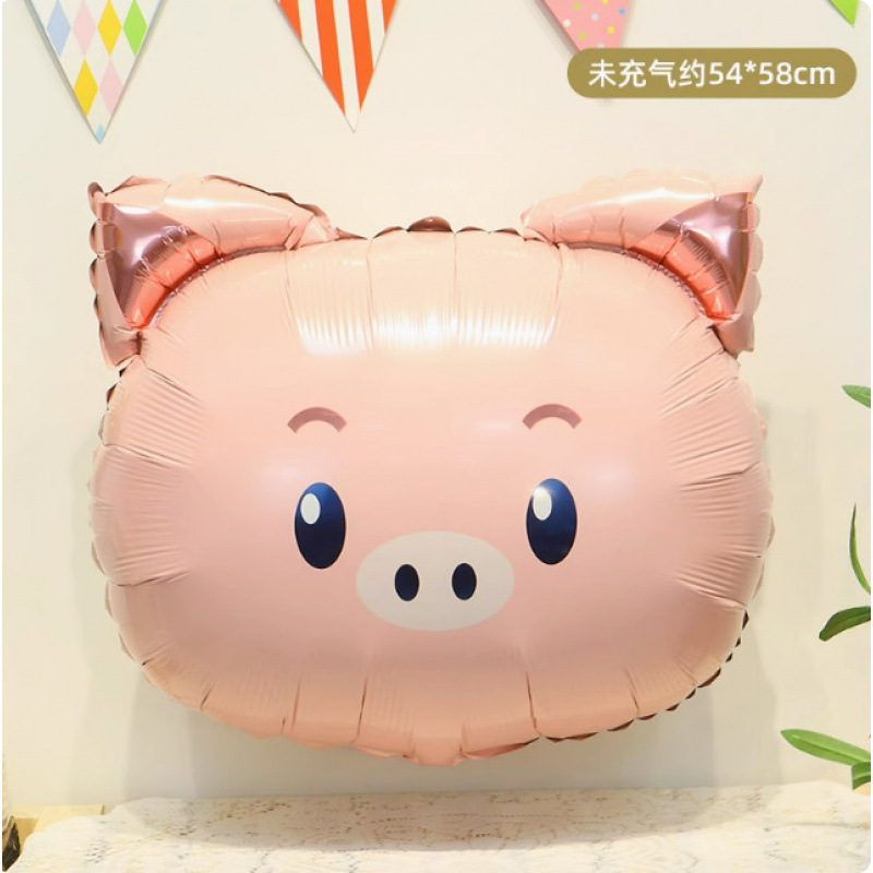 漫画の動物恐竜クマクジラアルミフィルムバルーン赤ちゃん誕生日パーティーショッピングモールイベント装飾シーンレイアウト|undefined