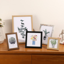 木质简约相框摆台批发5寸6寸7寸8寸10寸a4画框方形46寸挂墙照片墙
