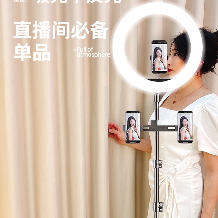 Live Broadcast Room Background Curtain, Popular Live Broadcast, Douyin Ins Style Atmosphere Live Broadcast Background Curtain, Light and Sound Insulation