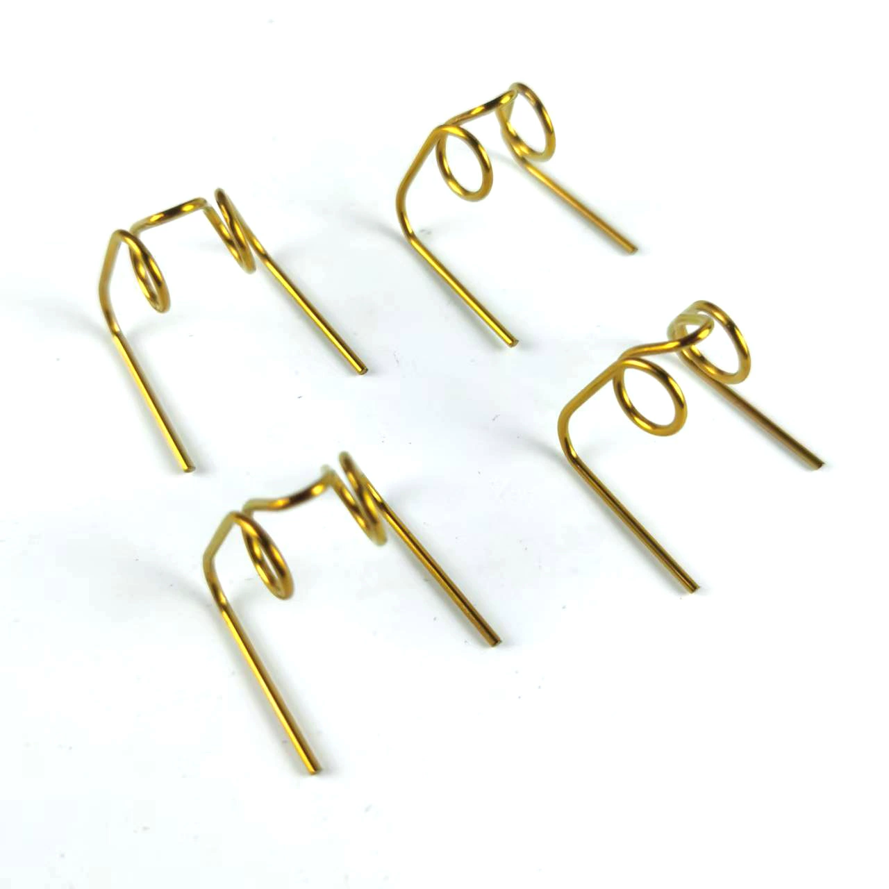 Universal small crab burned titanium gold-plated spring modified brake caliper fixed spring disc brake spring thickened torsion spring