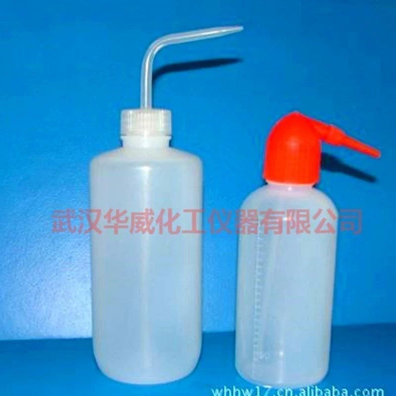 Бутылка для мытья с изогнутой насадкой, герметичный масляный горшок, прозрачная пластиковая бутылка для мытья