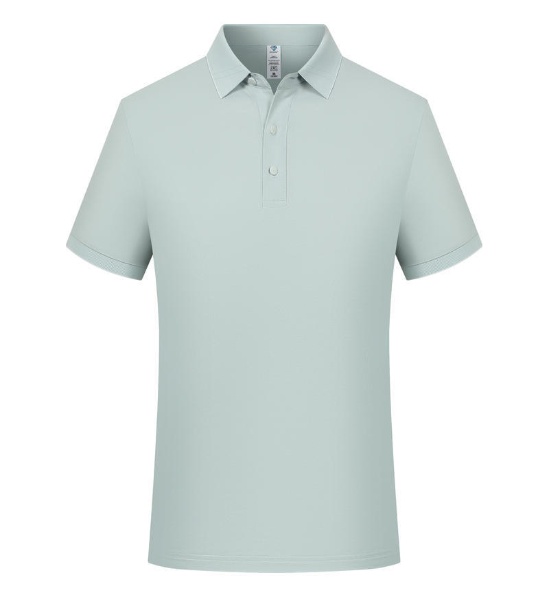 Camiseta de trabajo de tamaño grande impresa logotipo grupo transfronterizo herramientas de cuello pequeño chaqueta de polo de manga corta