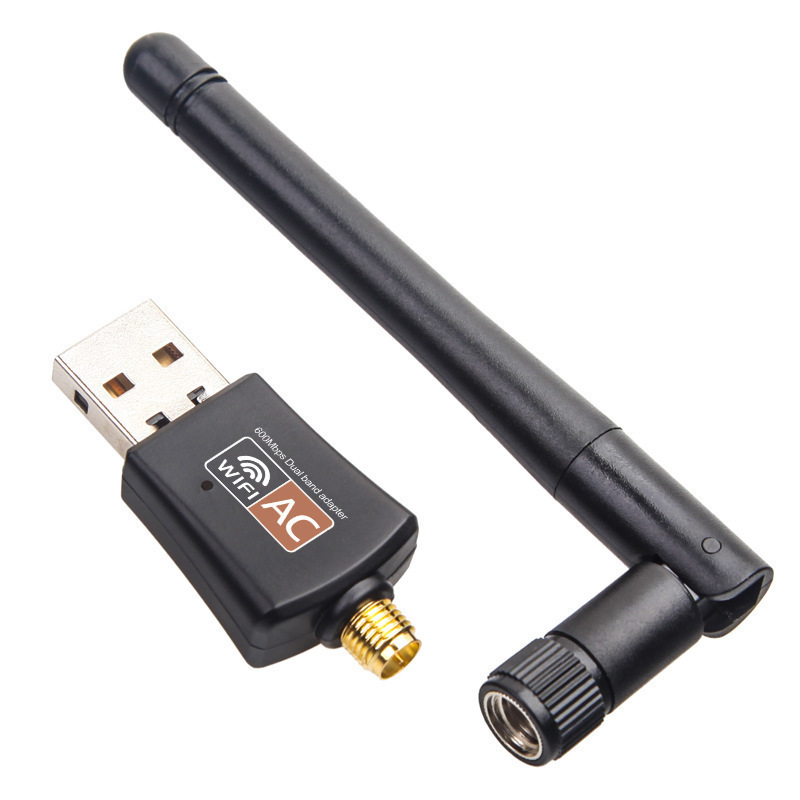 Ac600mデュアルバンド無線lanカードwifi信号受信送信機5gギガビットコンピュータネットワークカードrtl8811cu|undefined