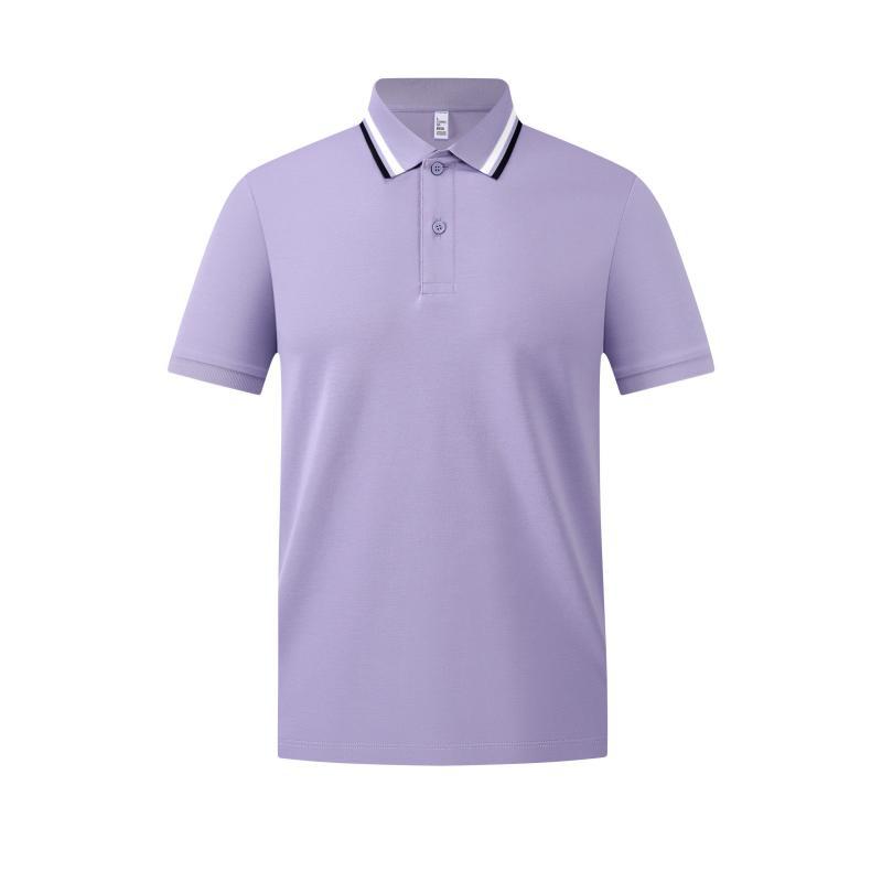 Camiseta de polo de tamaño grande personalizada camiseta transfronteriza ropa de trabajo camiseta cultural bordada logotipo revestido vestido de trabajo de manga corta personalizado