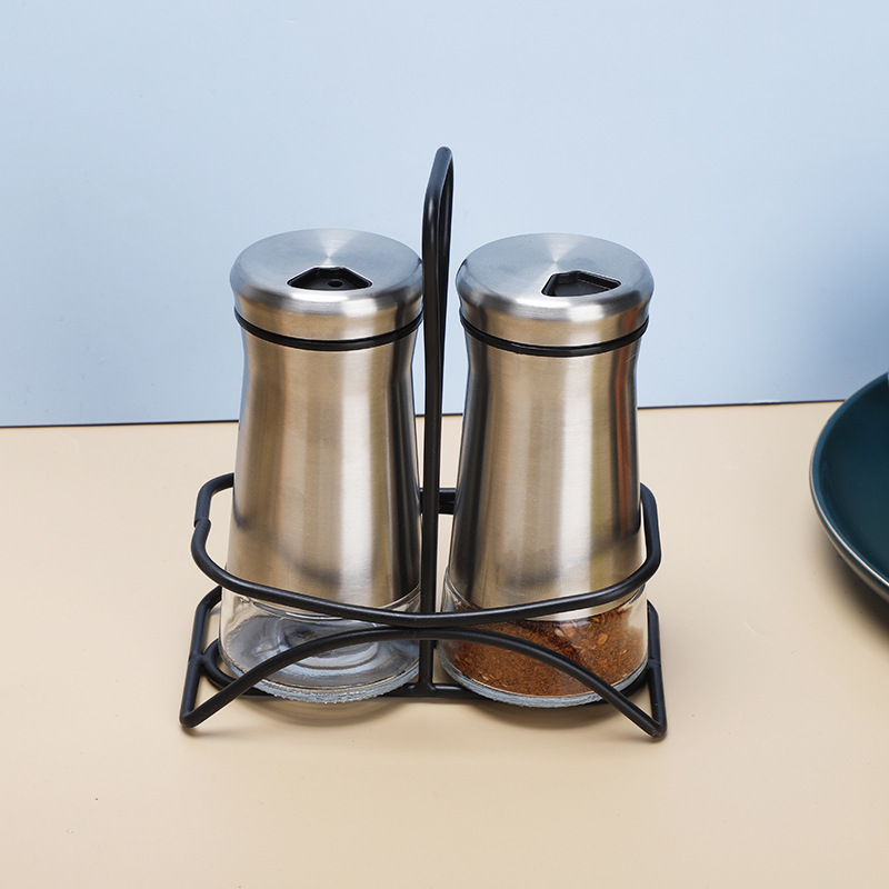 Suministro directo de fábrica de cocina condimento botella de cocina suministros de Cocina Barbacoa condimento tarro comino condimento botella estante traje