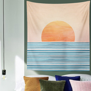 Vertical version Nordic ins background cloth Amazon export international wholesale hanging cloth room bedroom wall decoration cloth