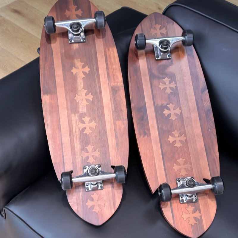 Land Surfboard Skateboard Deck Northeast Maple Canadian Maple Big Fish Board Longboard Four-Wheel Skateboard Deck