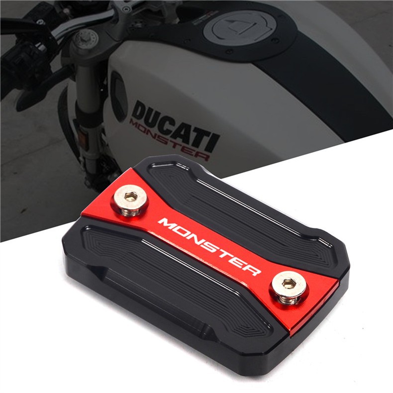 Ducati Monster 695 696 796 795 S2R 821 Modified Cnc Upper Pump Cover Brake Fluid Reservoir Cover