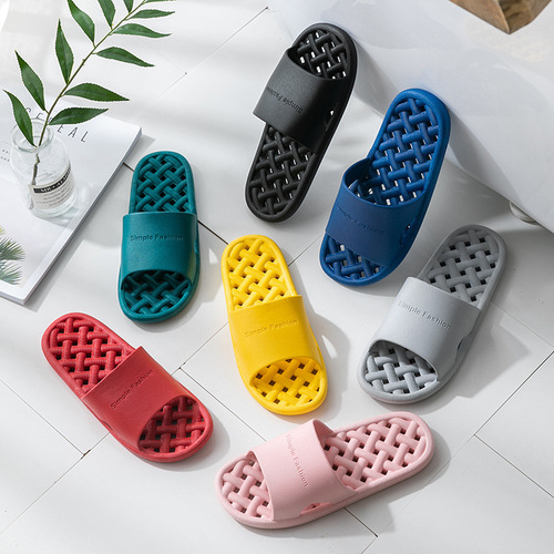 New summer couple style men's and women's sandals for home bathroom non-slip wear-resistant anti-odor sandals soft bottom wholesale factory