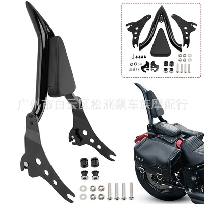 Motorcycle Accessories for Harley Softail Street Fighter Rear Backrest Sharp Bow Passenger Backrest 18-24