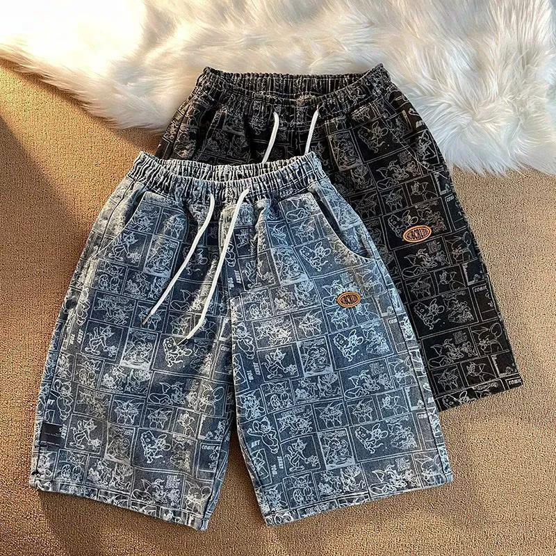 Джинсовая юбка, шорты, джинсы, oversize