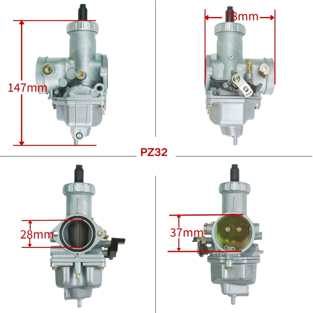 Motorcycle Modified Manual Carburetor Pz32 Cbs300 250Cc-450Cc Large Displacement Carburetor