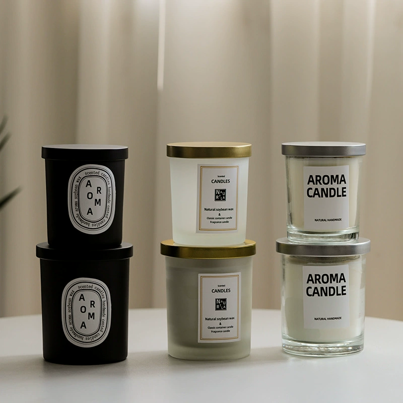 Perfume, aromatherapy, candle, glass metal tea cup, work sticker, gift box, wholesale