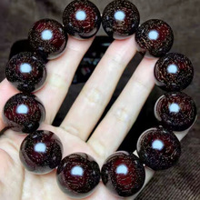 小叶紫檀手串老料佛珠念珠血檀木质2.0文玩满金星手串男女款批发