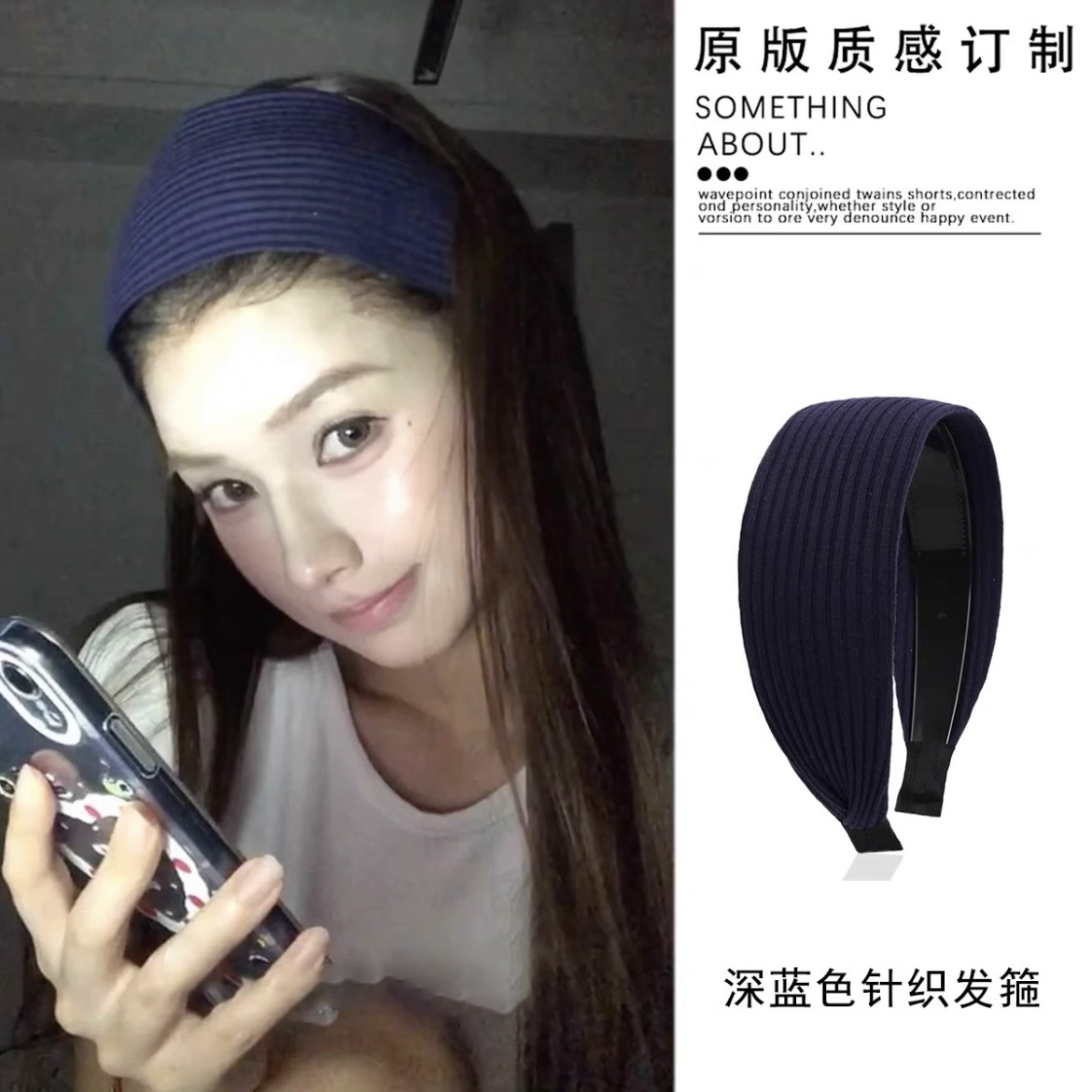 Navy blue regular version 6cm same style as sister fuji!