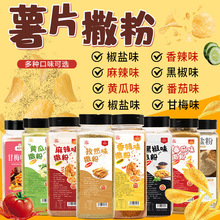 现炸薯片撒料油炸鸡柳小吃粉椒盐味黄瓜味番茄甘梅味土豆片调味料