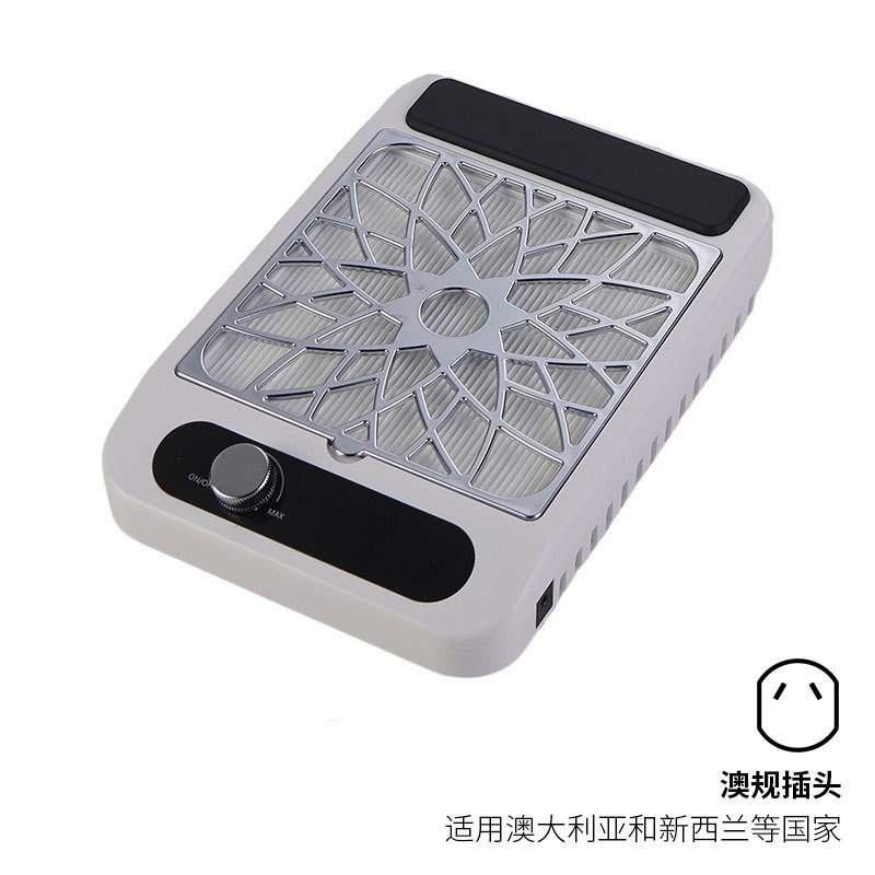 Aspirador de uñas de succión grande transfronterizo 80W aspirador de escritorio de uñas de almacenamiento de energía de carga inalámbrica japonesa de alta potencia