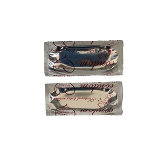 Foreign Trade Export Spot Single Condom English Version Long Package Hyaluronic Acid Ultra-Thin Large Oil Volume Taobao