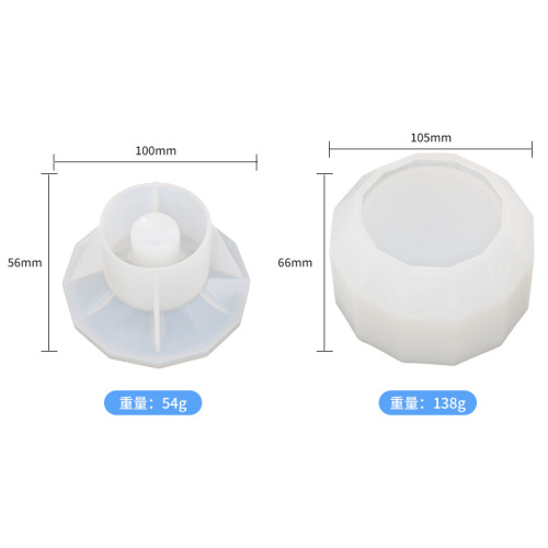 DIY Silicone Mold Crystal Storage Box Droplet Resin Mold Handmade Pattern Mirror Starry Night Table Top on Amazon