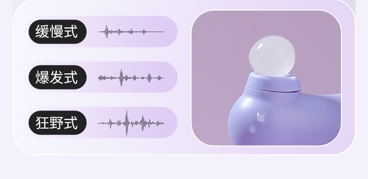 Honey Tide Vibrating Egg with App Control, TPE, Purple, Adult Wellness Device — detail image 16