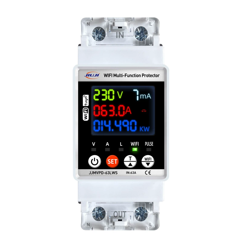 Graffiti WiFi meter remotely view the leakage protector anti -electric shock overwriting overcurrent smart home mobile phone